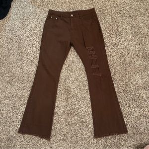 Brown Flare Jeans
